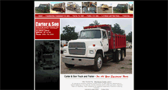 Desktop Screenshot of carterandsonequipment.com